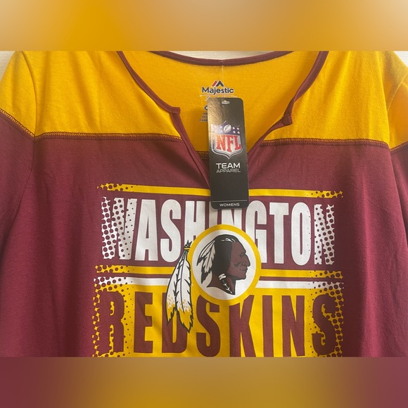 NWT Washington Redskins Wmns XXL Majestic Tshirt - Picture 3 of 5